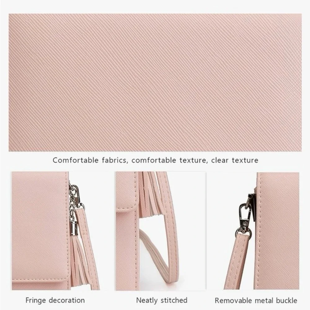 Pink Crossbody Cell Phone Purse